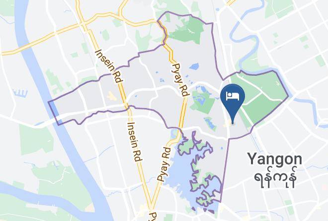 Yangon West - Great Feel Hotel Maps