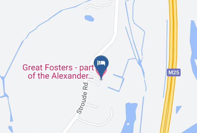 Surrey - Great Fosters Part Of The Alexander Hotels Collection Maps