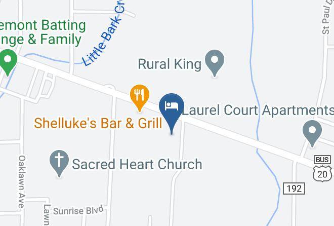 Sandusky - Great Lakes Motel Fremont Maps