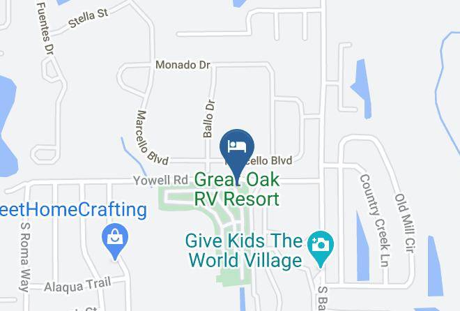 Osceola - Great Oak Rv Resort Maps