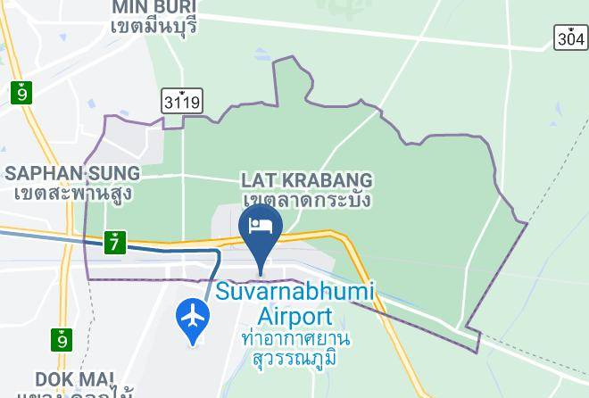 Lat Krabang District - Great Residence Hotel Maps