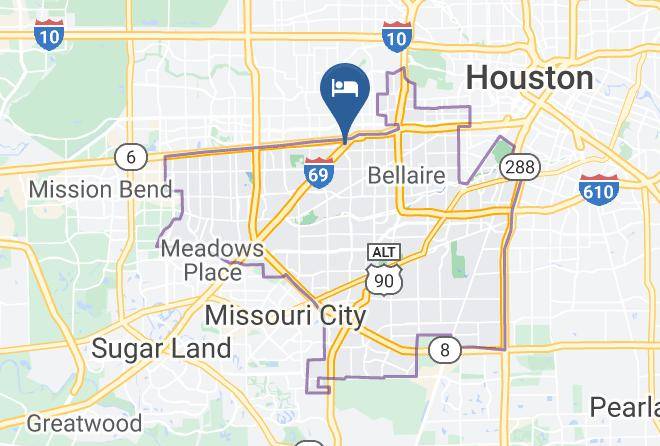 Harris - Great Value Inn Houston Galleria Maps