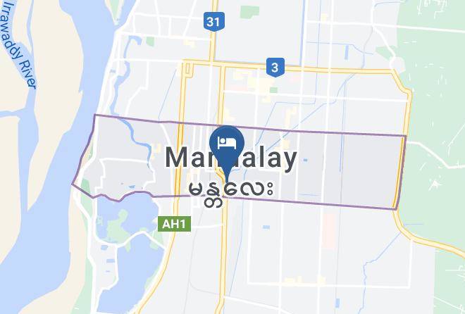 Mahaaungmye - Great Wall Hotel Mandalay Maps