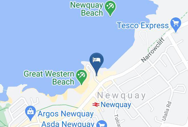 Cornwall - Great Western Hotel Newquay Maps