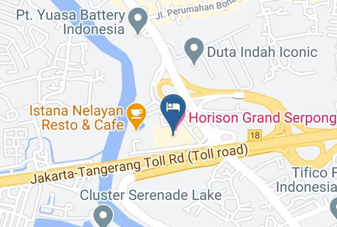 Kota Tangerang - Great Western Resort Hotel Maps