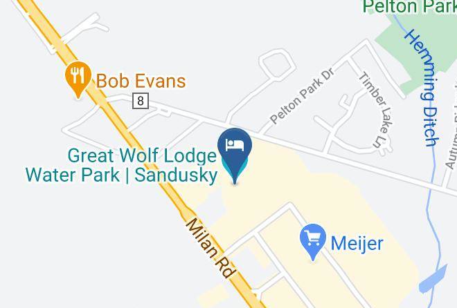 Great Wolf Lodge Water Park Sandusky Map