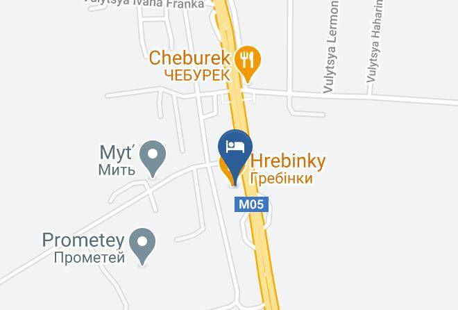 Vasylkiv Raion - Grebenky Hotel Maps