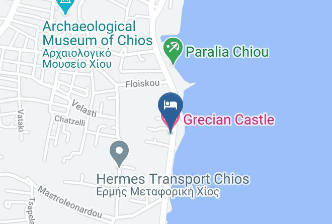 Khios - Grecian Castle Hotel Maps