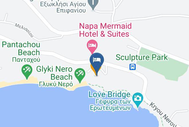 Cyprus - Grecian Sands Hotel Maps