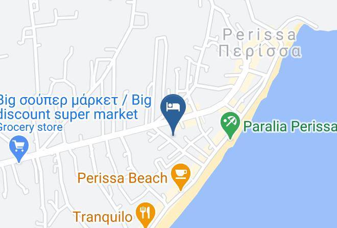 Greek Islands Hotel Santorini Perissa Map