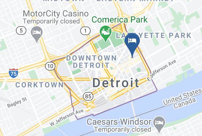 Wayne County Greektown - Greektown Hotel Maps