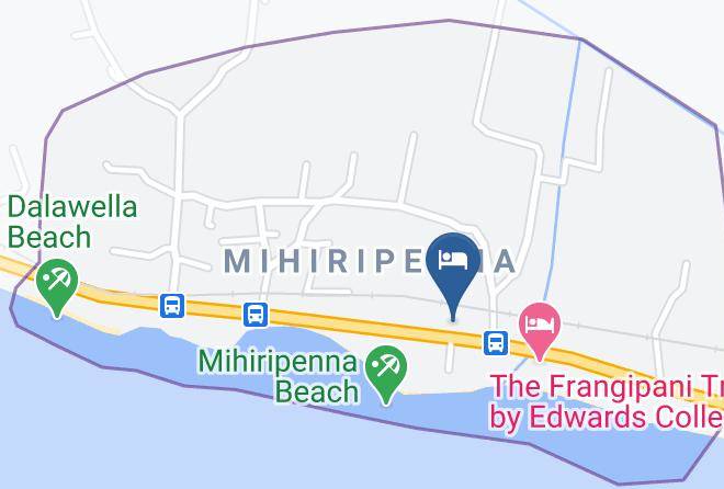 Galle - Green Almond Hotel Maps
