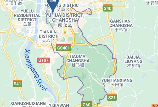 Changsha - Green Apple Hotel Maps
