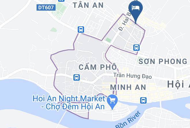 Hi An - Green Apple Hotel Maps
