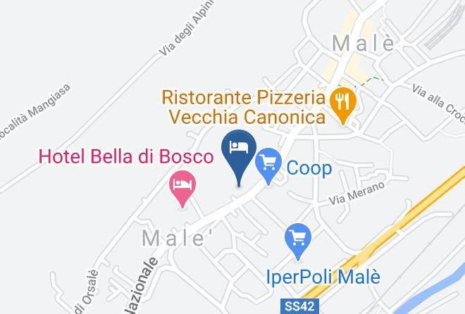 Trento - Green Base Hotel Ristorante Bar Maps