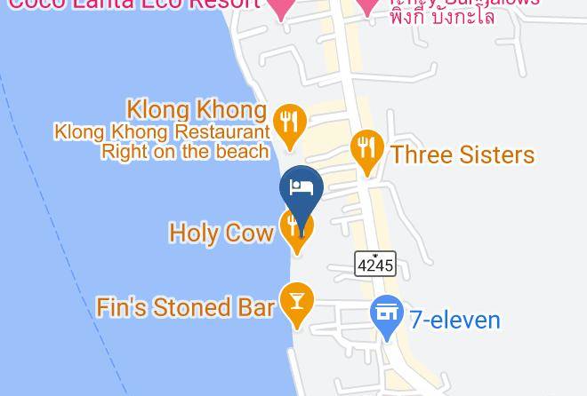 Amphoe Ko Lanta - Green Chilli Bungalows Maps
