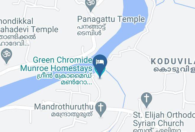 Kollam Sub District - Green Chromide Munroe Homestays Maps