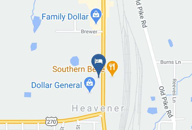 Green Country Inn Heavener Map