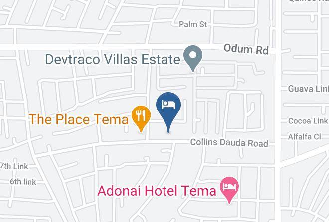 Tema - Green Court Hotel Maps