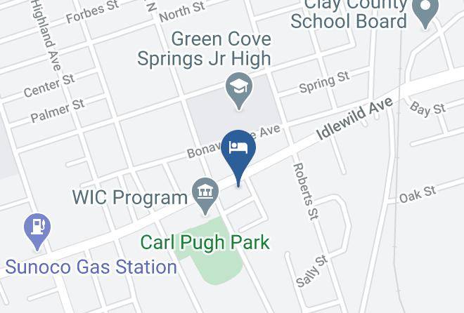 Green Cove Springs Inn Map