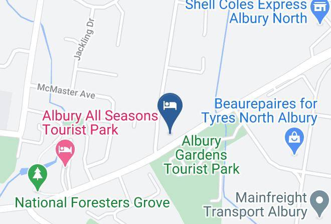 Albury - Green Door Motel Maps