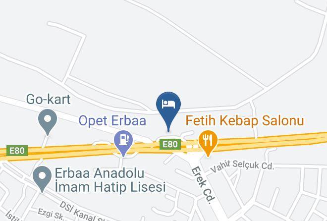 Erbaa - Green Erek Otel Maps