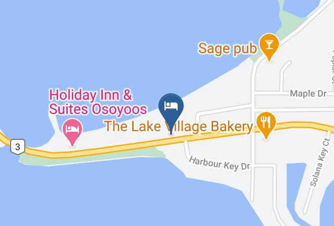 Okanagan Similkameen - Green Gables Beach Resort Maps
