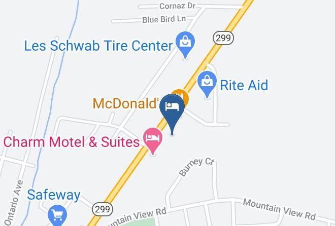 Shasta - Green Gables Motel & Suites Maps
