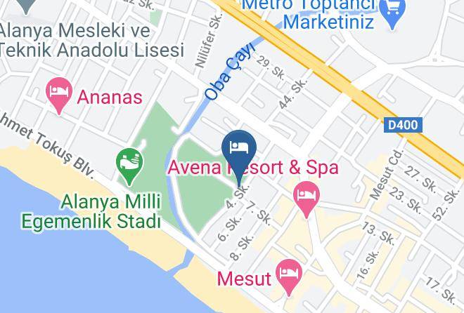 Green Garden Resort & Spa Hotel Map - Antalya - Alanya