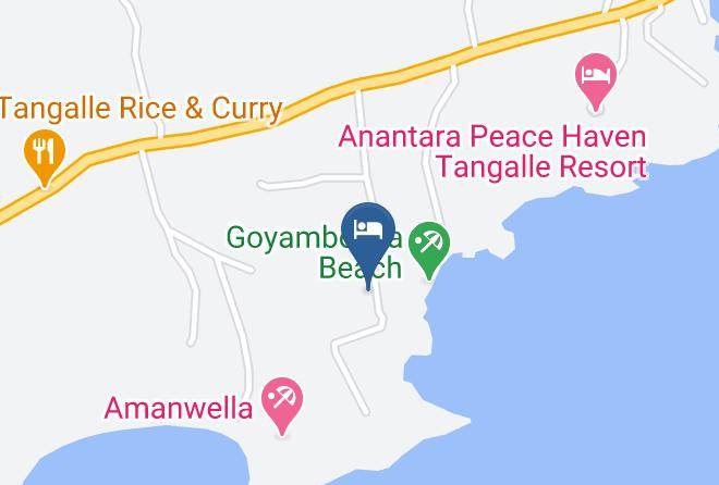 Galle - Green Garden Cabanas Maps