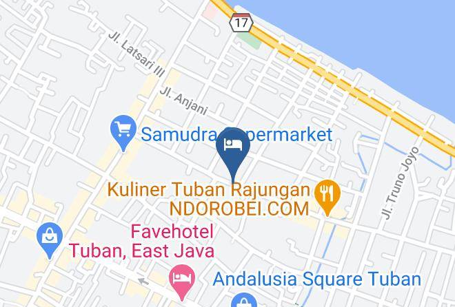 Green Garden Hotel Tuban Map