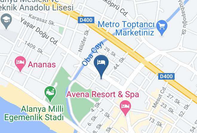 Alanya - Green Garden Suites Hotel Maps