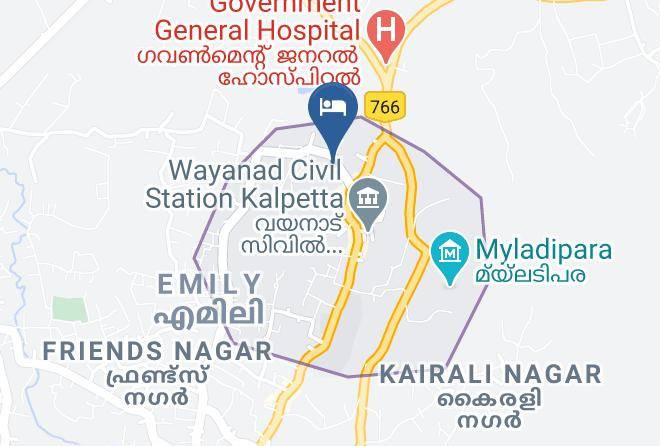 Kalpetta - Green Gates Hotels Maps