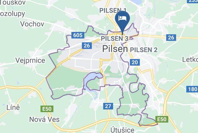 Pilsen - Green Gondola Hotel Restaurant Wellness Gondola Maps
