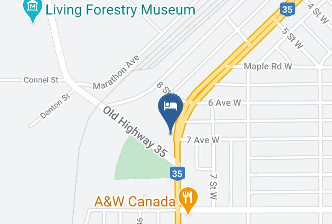 Green Groves Motel Map