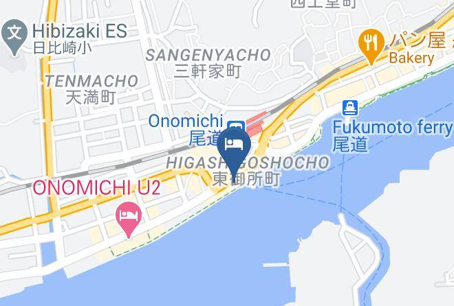 Onomichi City - Green Hill Hotel Onomichi Maps