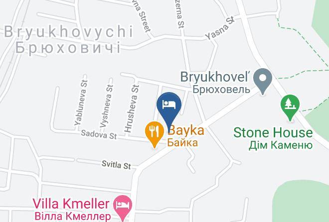 Briukhovychi - Green Hill Inn Maps
