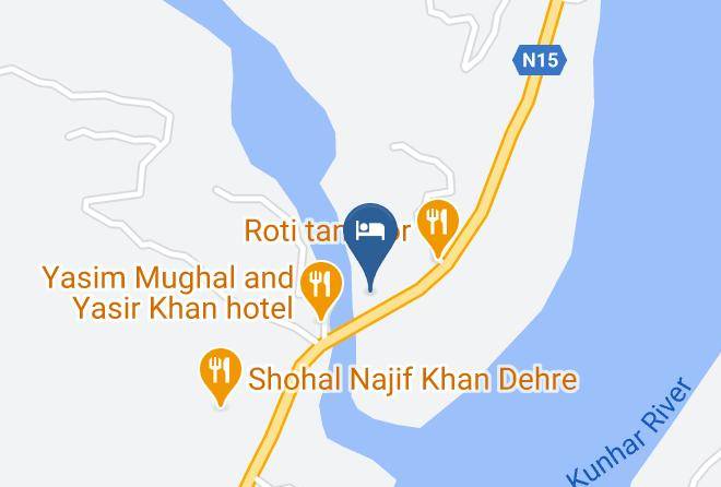 Peshawar - Green Hills Hotel Maps