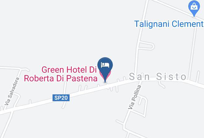 Green Hotel Di Roberta Di Pastena Map