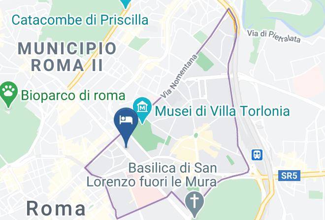 Green Hotel Di Roma Map