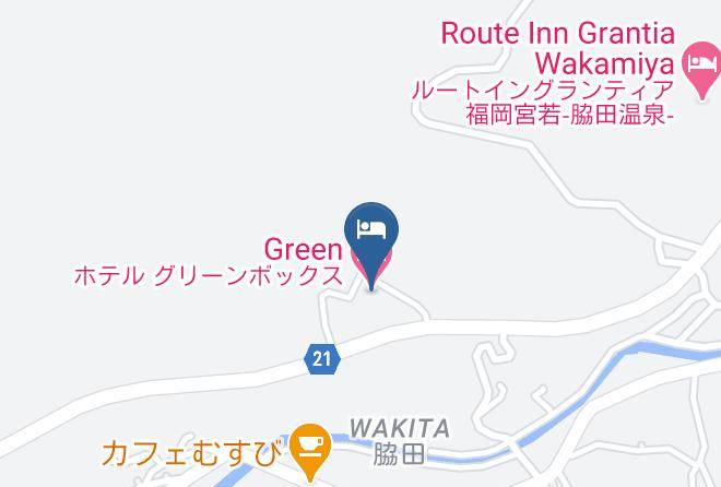 Miyawaka City - Green Hotel Maps