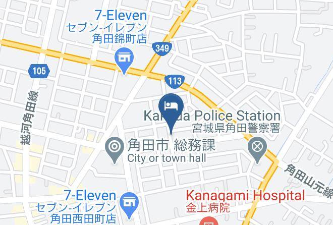 Kakuda City - Green Hotel Kakuda Maps
