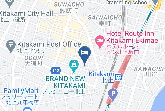 Green Hotel Kitakami Map