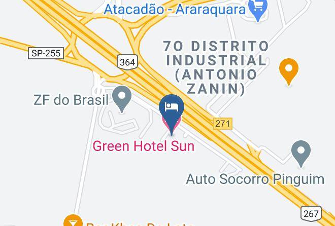 Araraquara - Green Hotel Sun Maps