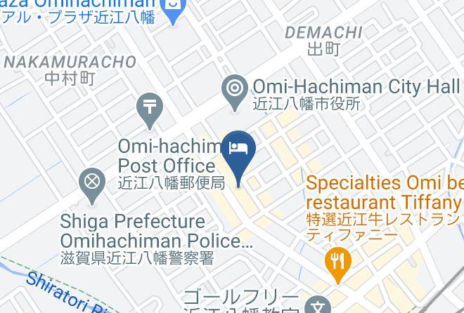 Omihachiman City - Green Hotel Yes Ohmi Hachiman Maps