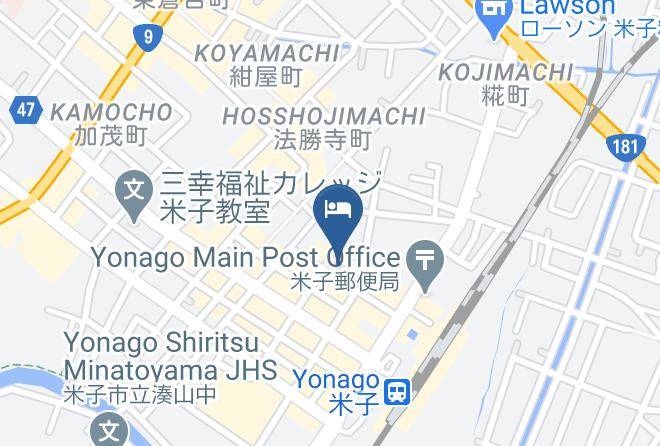 Yonago City - Green Hotel Yonago Maps