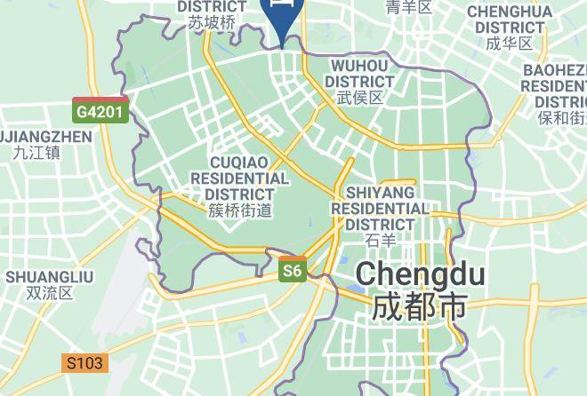 Chengdu - Green Island Hotel Fuzhou Maps