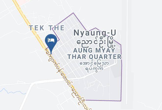 Nyaung U - Green Land Motel Maps