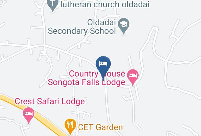 Arusha - Green Land Resort Maps