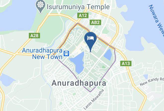 Green Lanka City Resort Anuradhapura Map